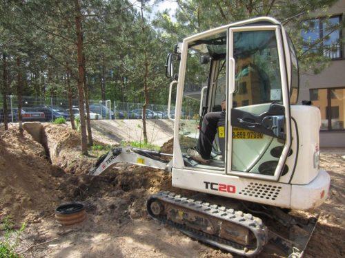 Mini ekskavatorių nuoma Vilniuje, 065907990